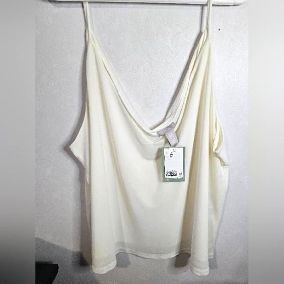 XXL H&M Ivory Tank Top - Picture 1 of 3